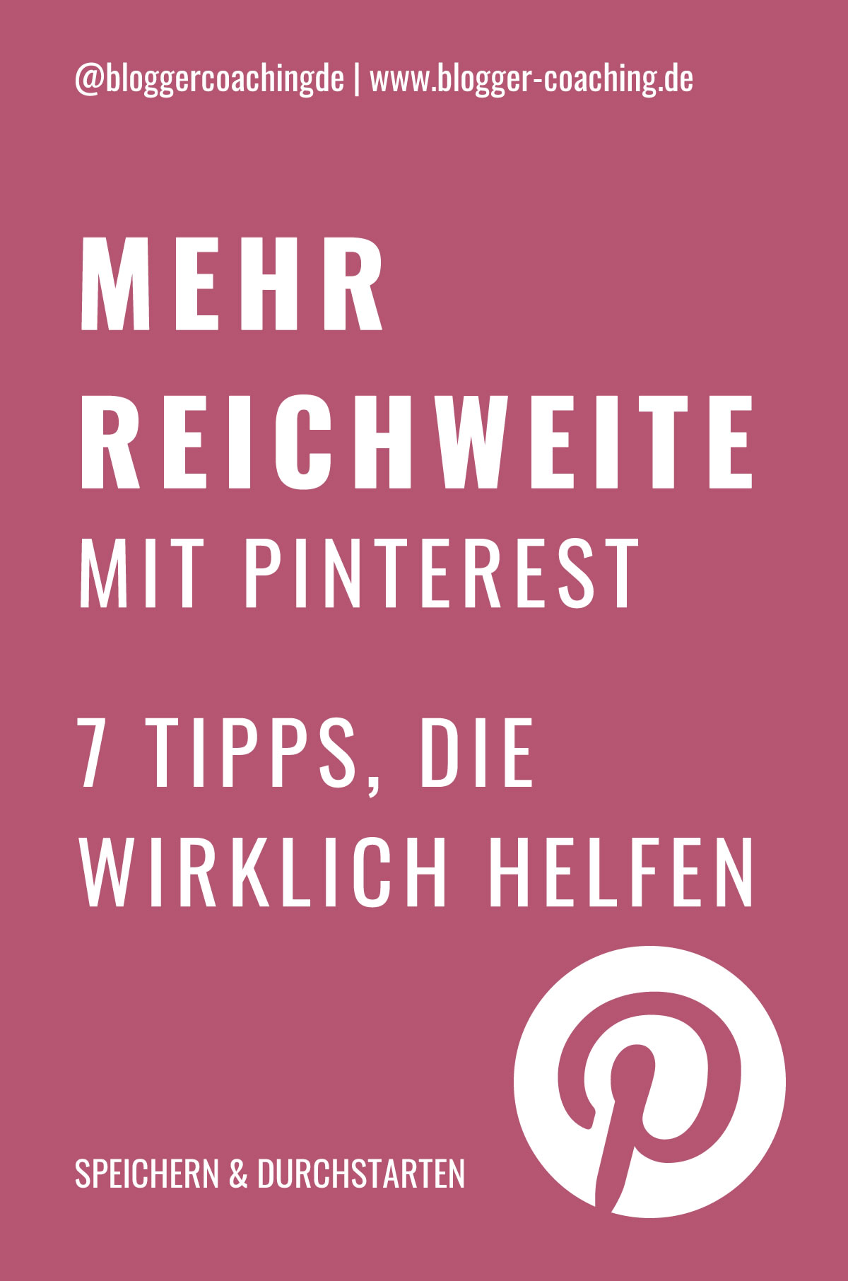 Pinterest SEO - 7 Tipps für ein besseres Ranking | Blogger-Coaching.de - Der Blog für Blogger