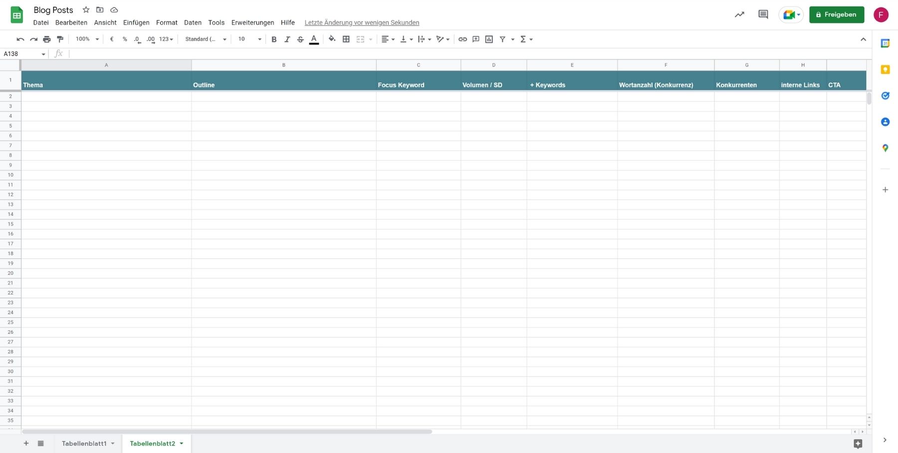 Redaktionsplan erstellen für deinen Blog - In 2h Blog Posts für Monate planen | Business Blogger Coaching Filiz Odenthal